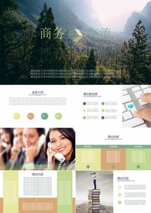 公司團隊項目介紹服務ppt模板下載 76頁 其他熊貓辦公